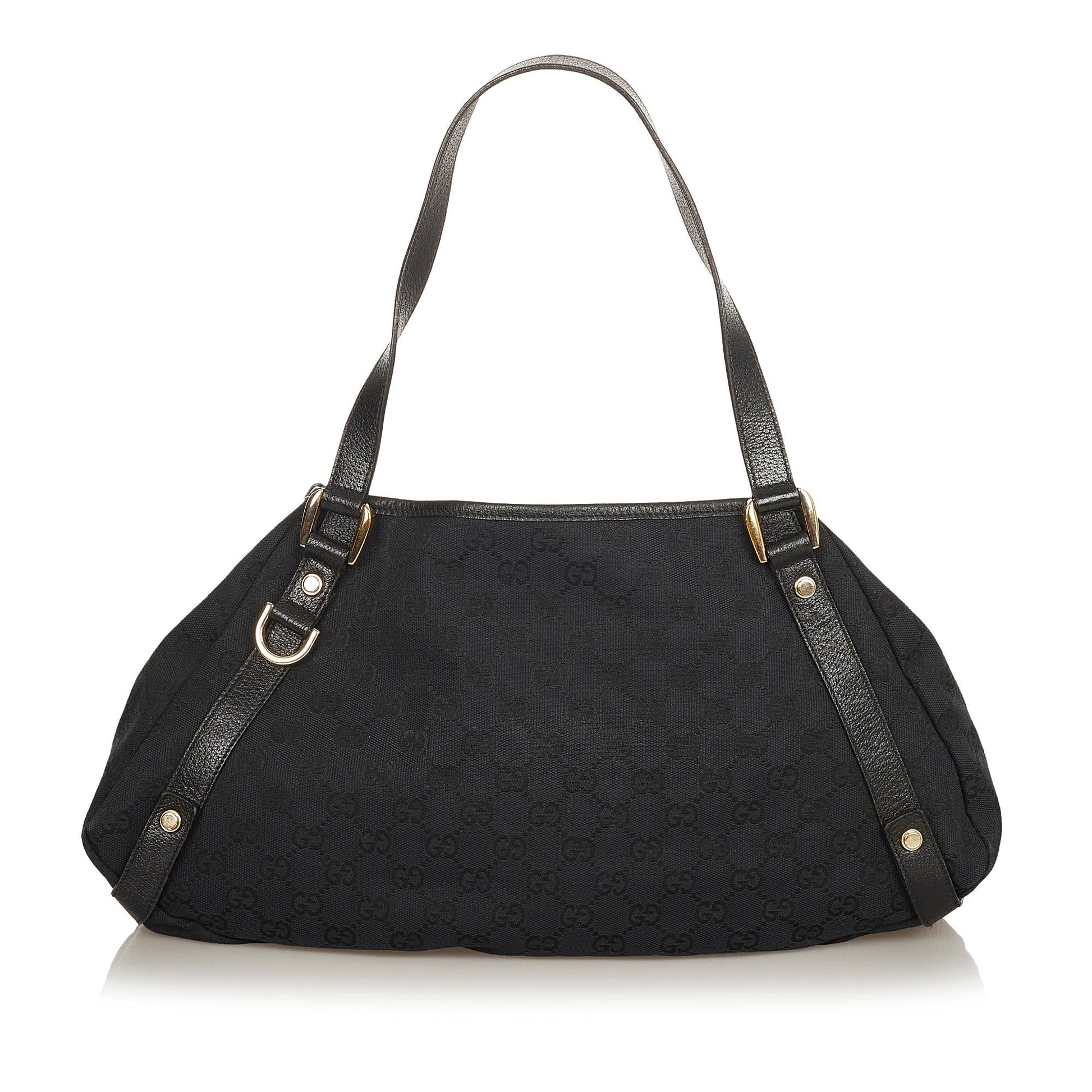 Gucci GG Pelham SHG Canvas Black Tote Bag 5