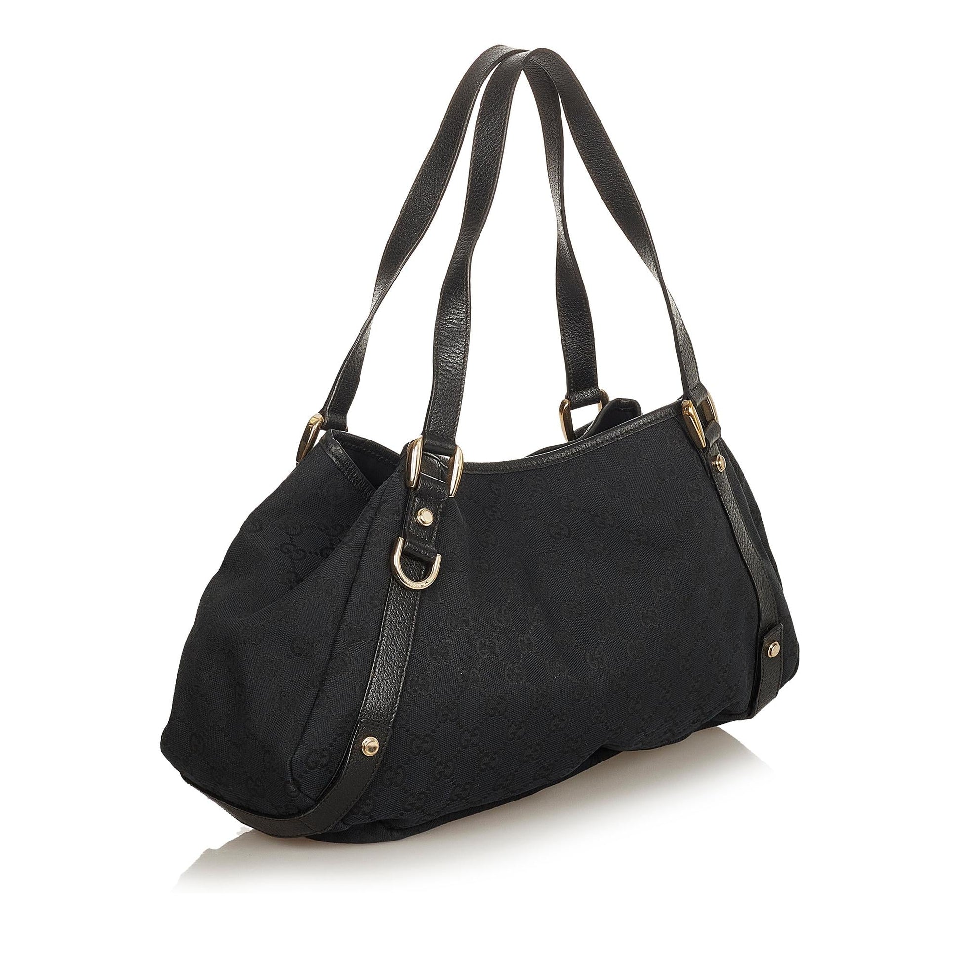 Gucci GG Pelham SHG Canvas Black Tote Bag 5