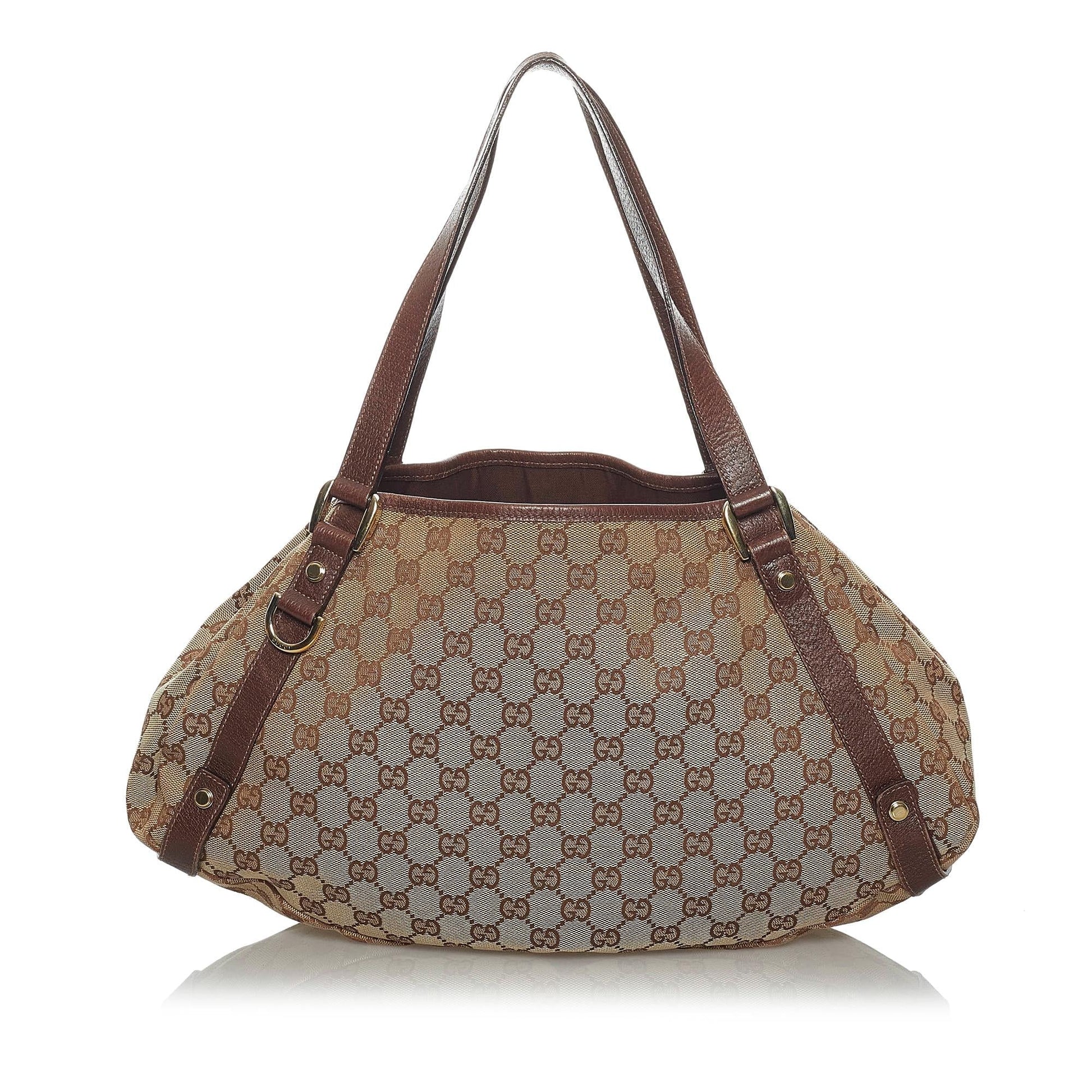 Gucci GG Pelham SHG Canvas Brown Tote Bag