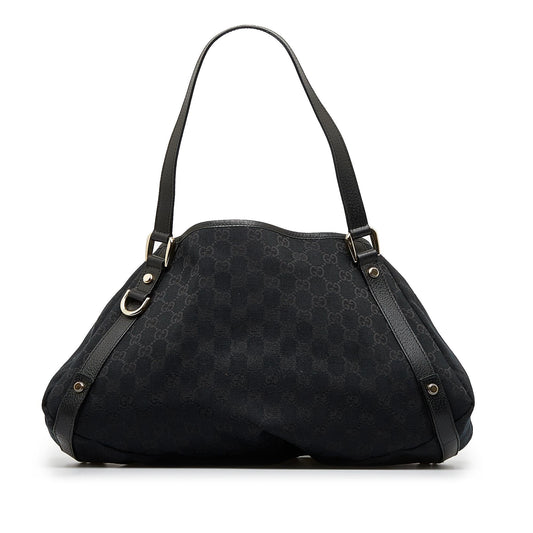 Gucci GG Pelham SHG-bXJs1N Canvas Black Tote Bag