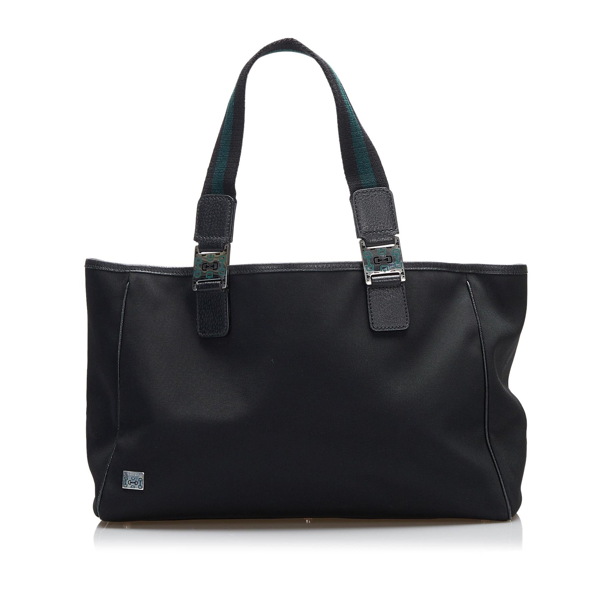 Gucci GG Pop SHG-jjONND Canvas Calf Black Tote Bag