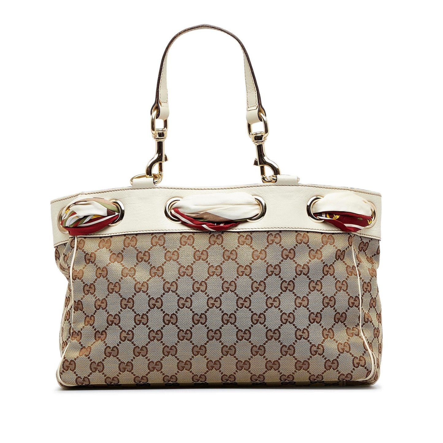 Gucci GG Positano SHG-1keonk Canvas Brown Tote Bag