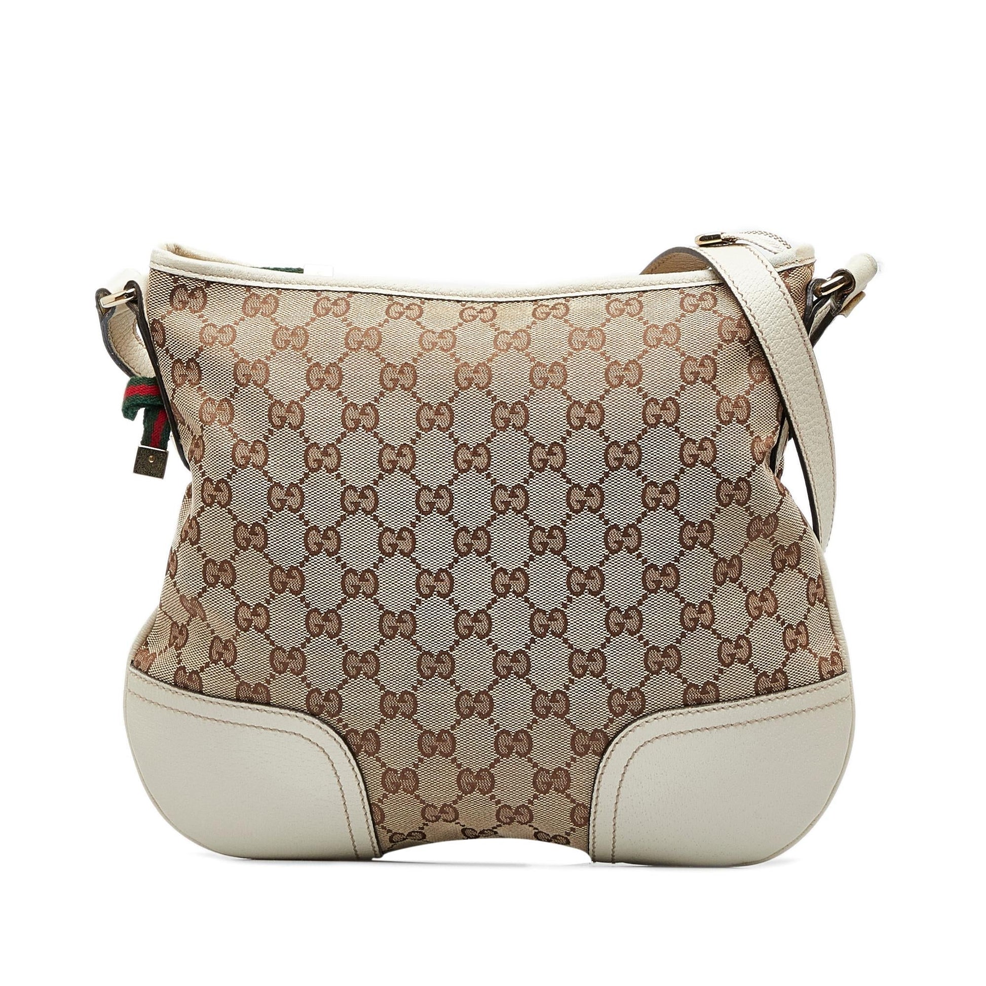 Gucci GG Princy SHG-Ny1Zt1 Canvas Calf Brown Crossbody Bag