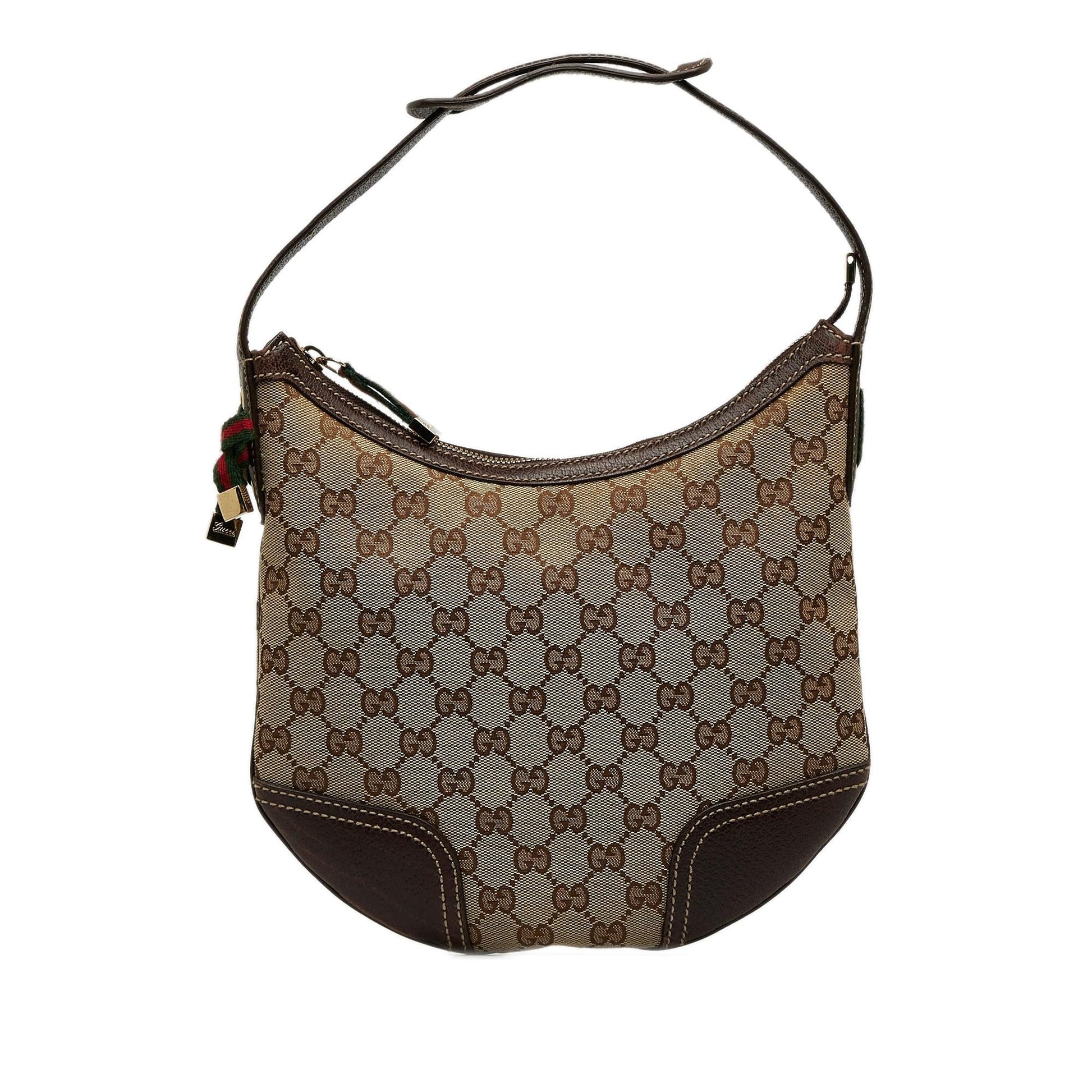 Gucci GG Princy SHG-WmKE9X Canvas Brown Shoulder Bag