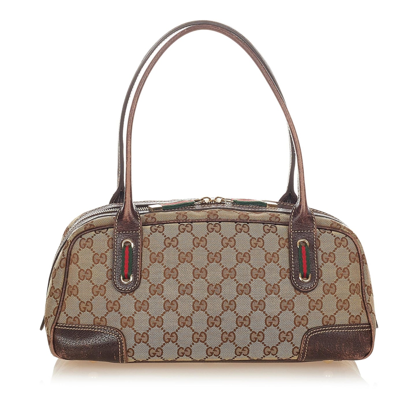 Gucci GG Princy SHG Canvas Brown Shoulder Bag 6