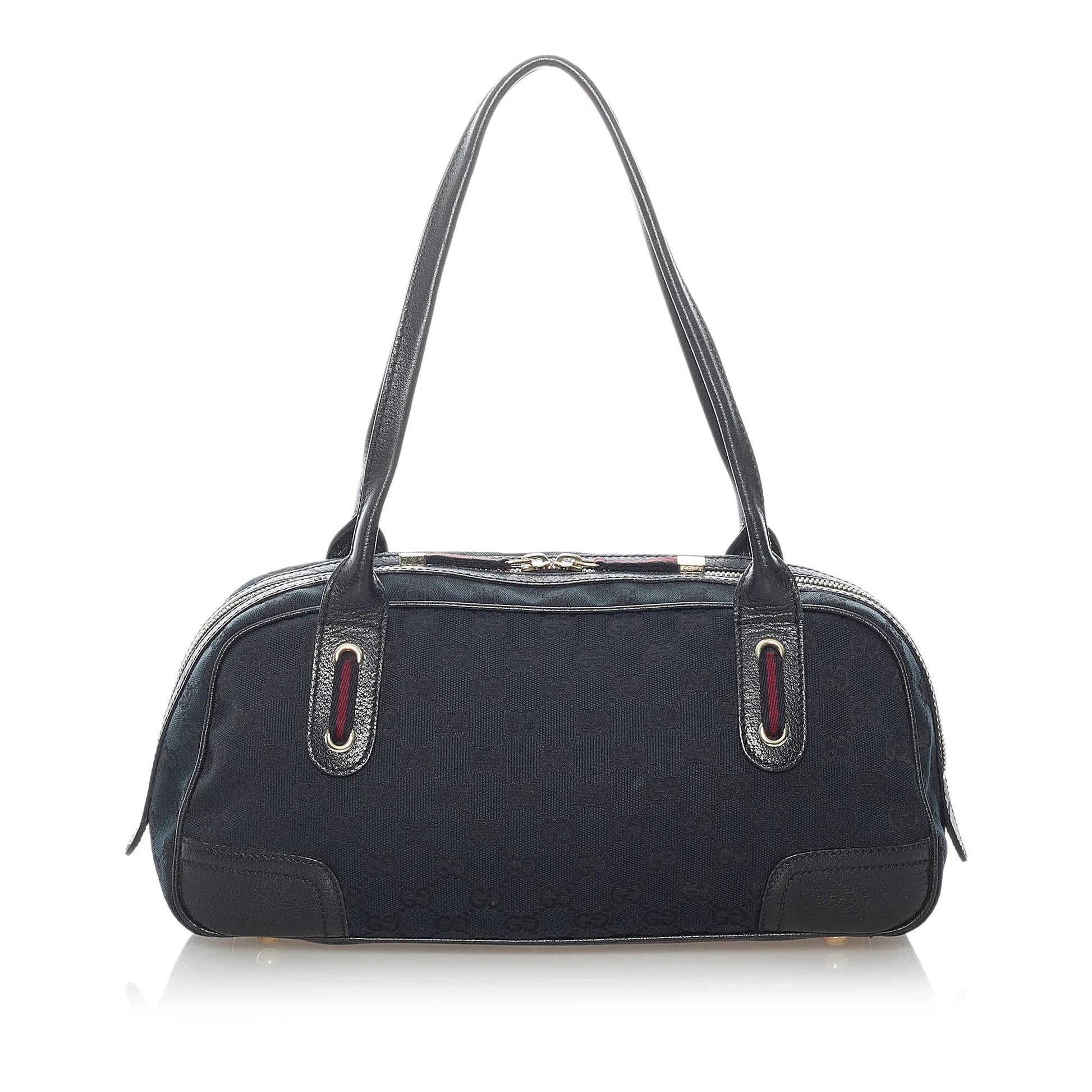 Gucci GG Princy SHG Canvas Black Shoulder Bag 6