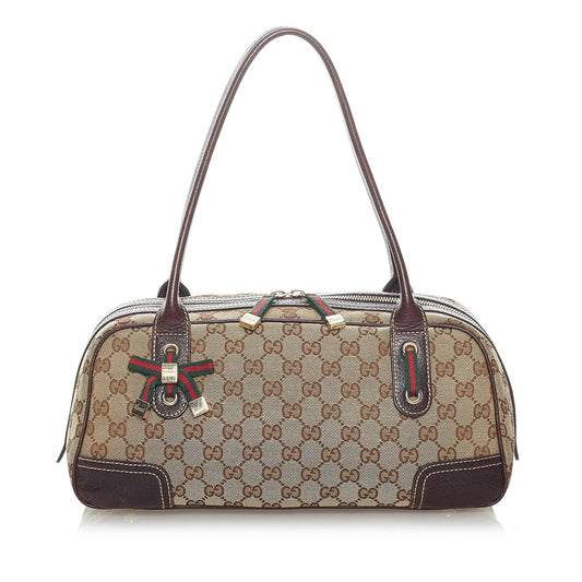 Gucci GG Princy SHG Canvas Brown Shoulder Bag 7