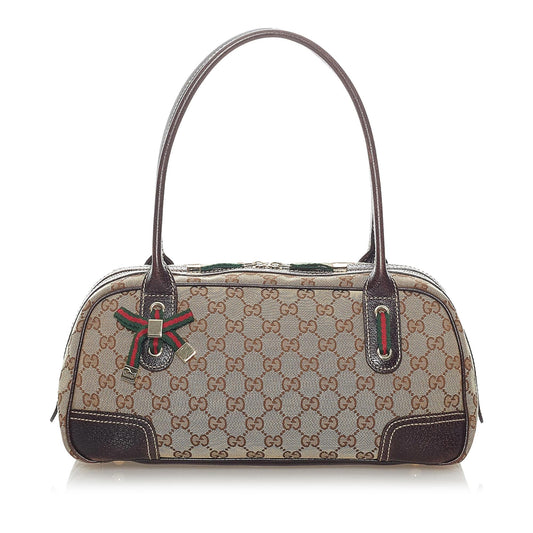 Gucci GG Princy SHG Canvas Brown Shoulder Bag 9