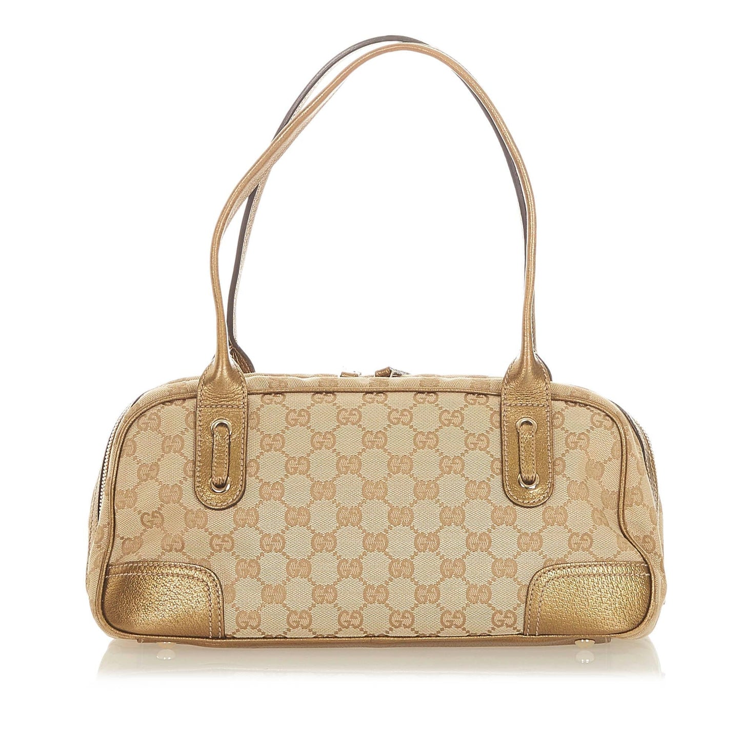 Gucci GG Princy SHG Canvas Brown Gold Shoulder Bag 3