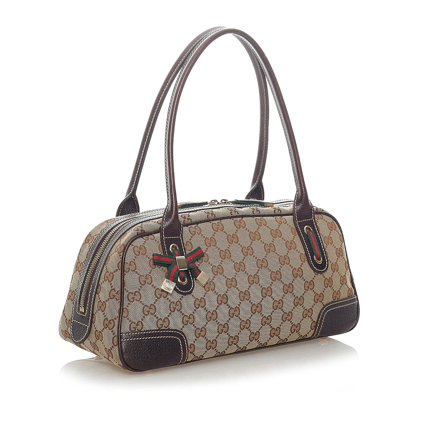 Gucci GG Princy SHG Canvas Brown Shoulder Bag 10