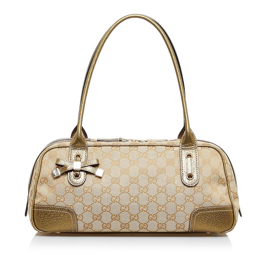 Gucci GG Princy SHG-BFVHDN Canvas Brown Shoulder Bag