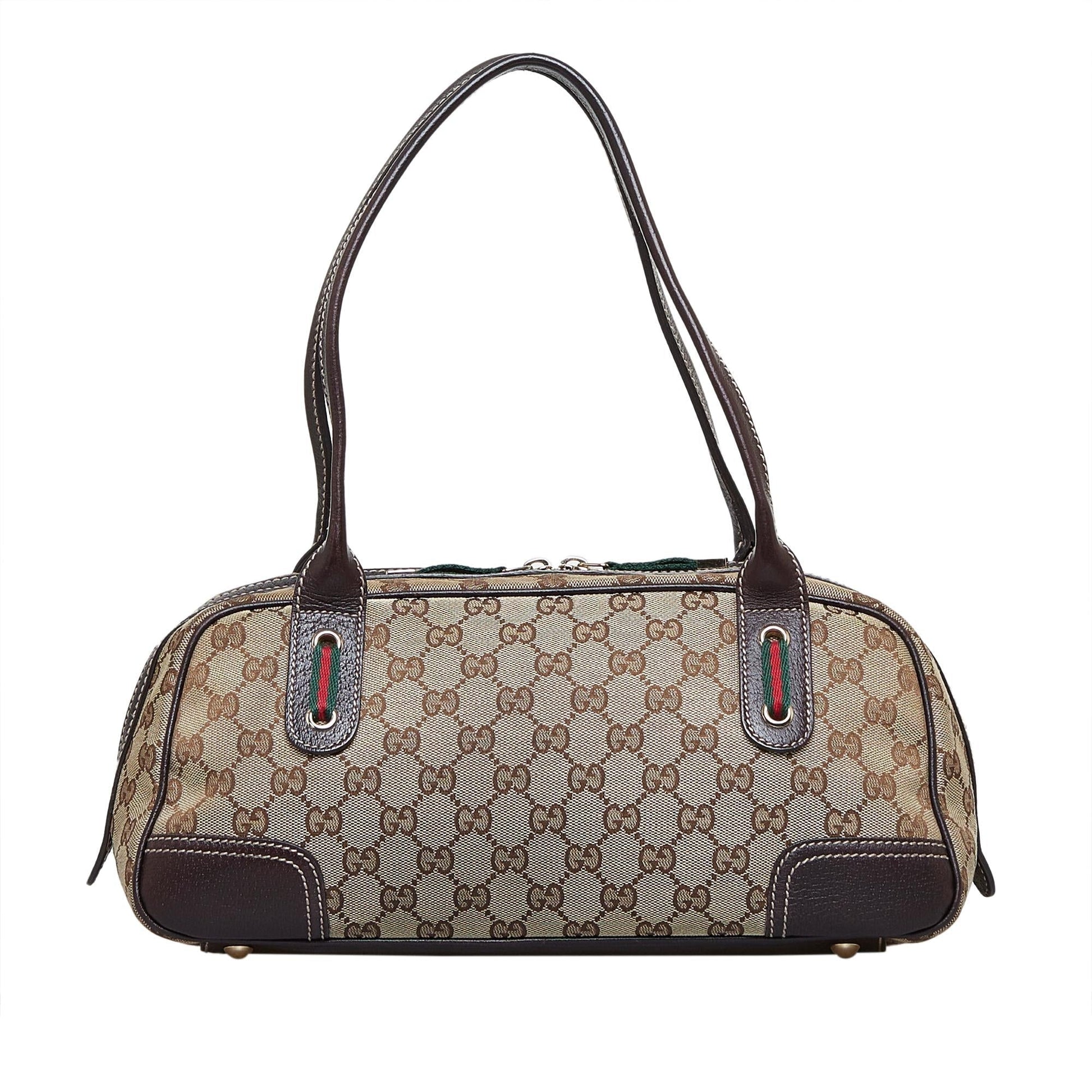 Gucci GG Princy SHG-MCDNu0 Canvas Brown Shoulder Bag