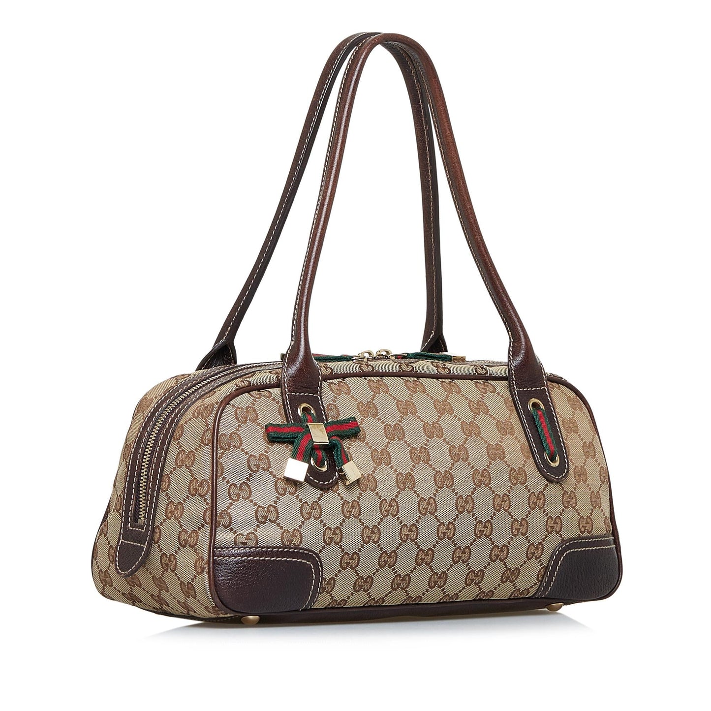 Gucci GG Princy SHG-Qh9zcR Canvas Brown Shoulder Bag