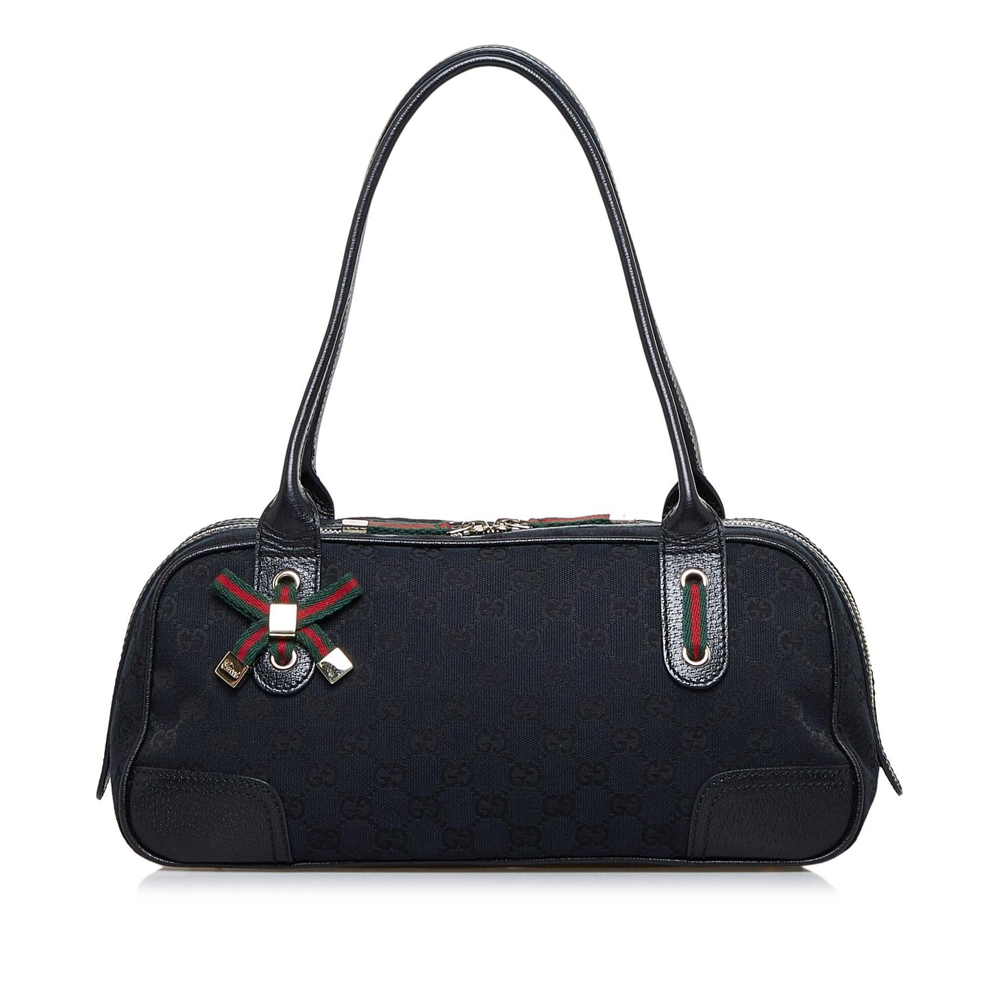Gucci GG Princy SHG-JUvmyf Canvas Black Shoulder Bag