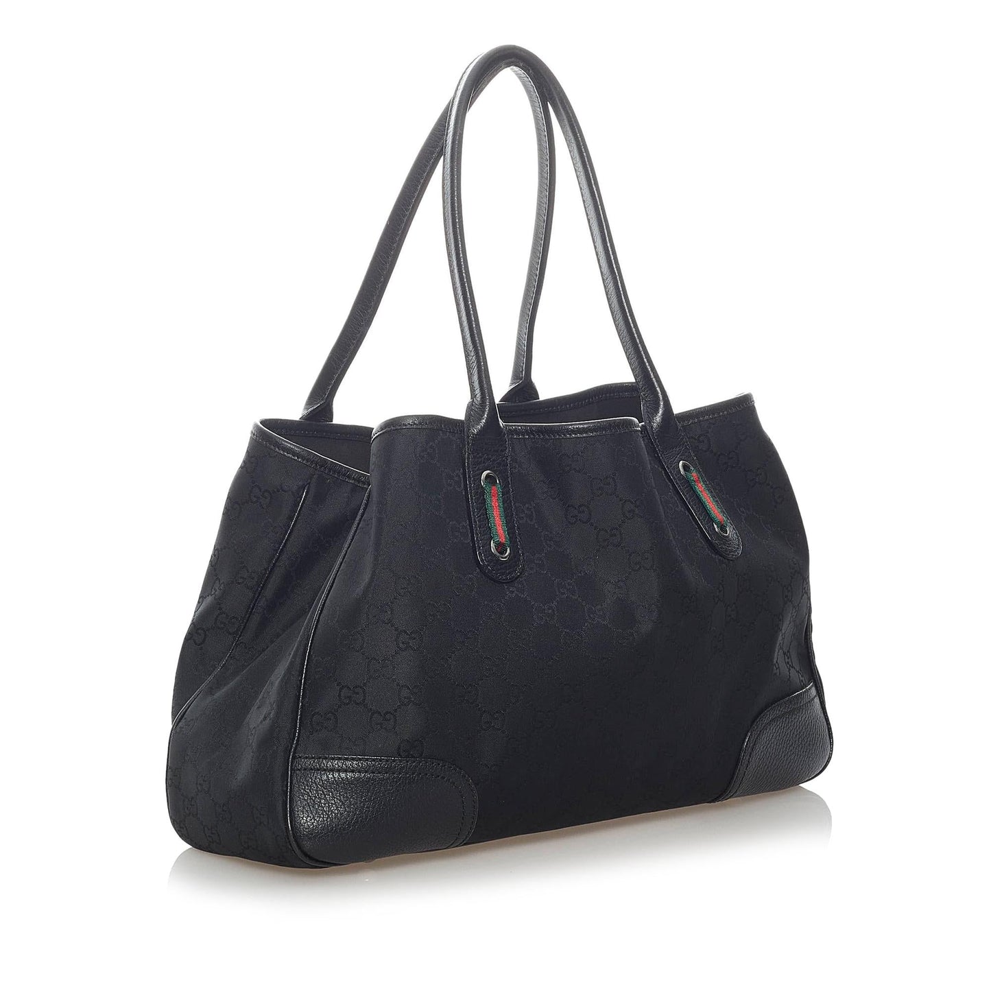 Gucci GG Princy SHG Canvas Black Tote Bag Bag Shg