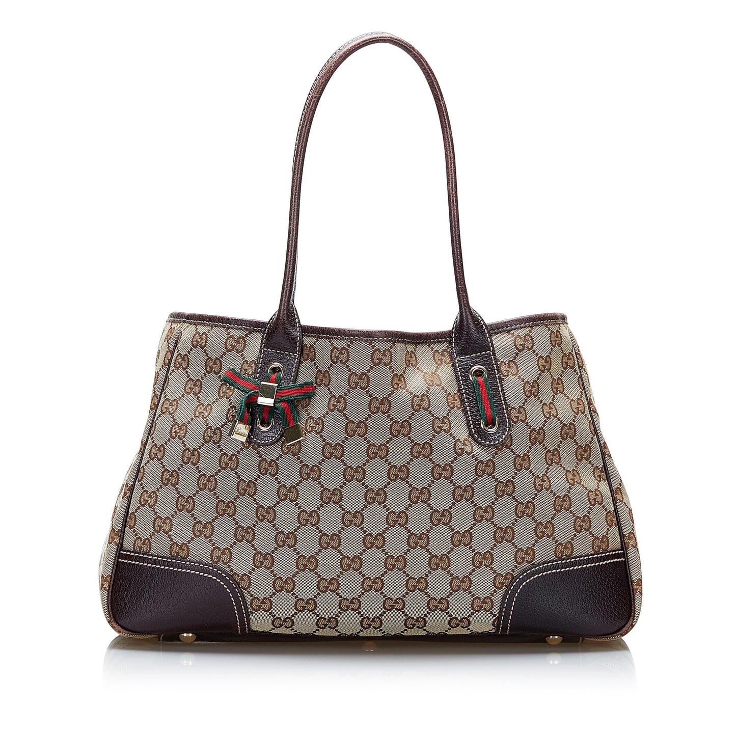 Gucci GG Princy SHG-NumBEo Canvas Brown Tote Bag