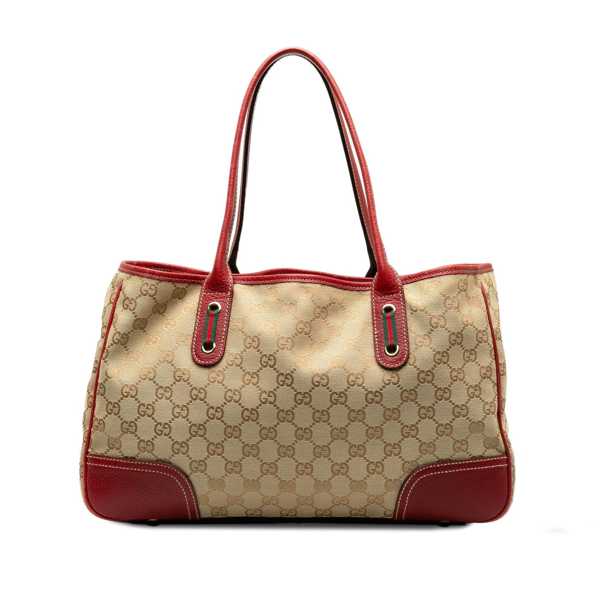 Gucci GG Princy SHG-Xoxkv8 Canvas Brown Tote Bag