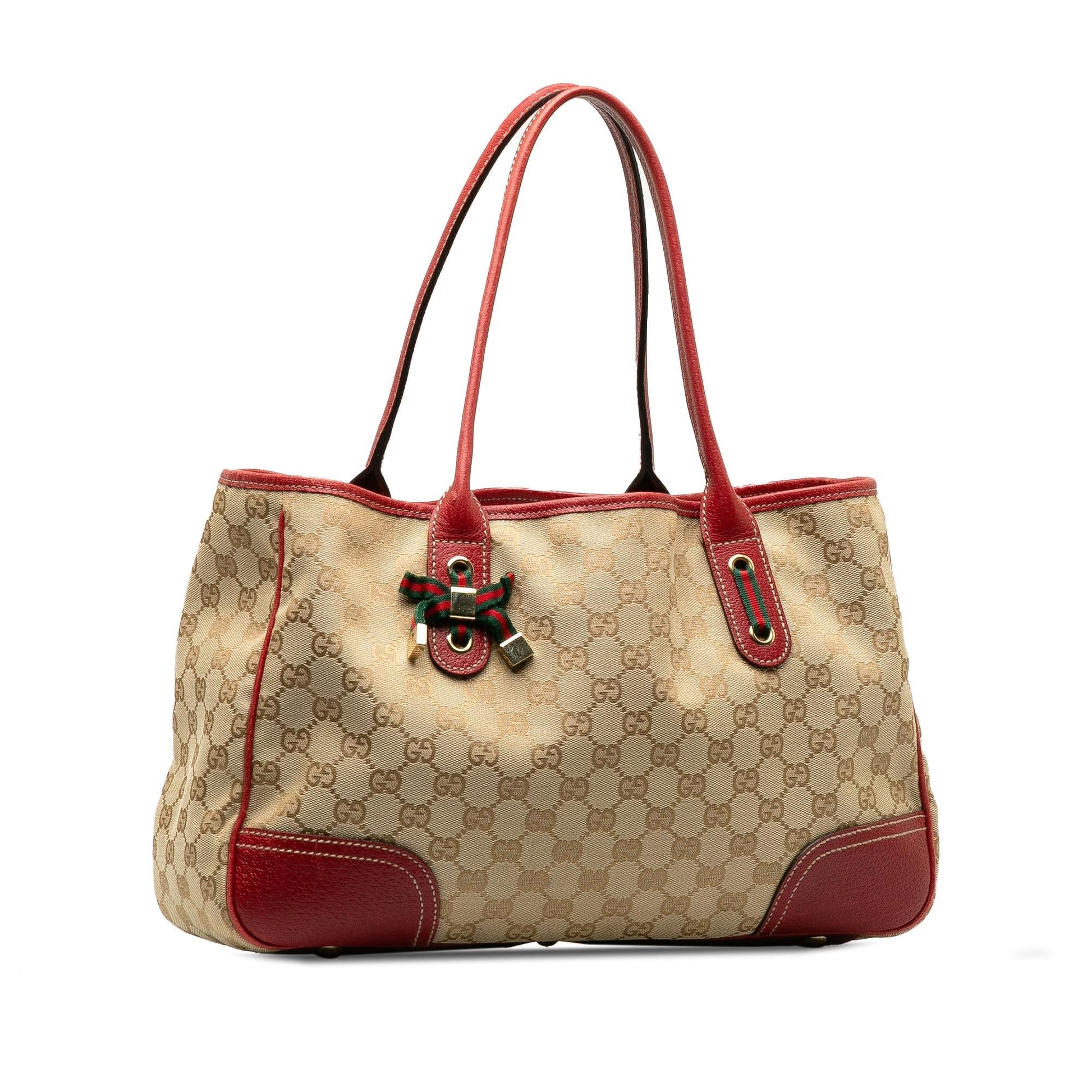 Gucci GG Princy SHG-Xoxkv8 Canvas Brown Tote Bag