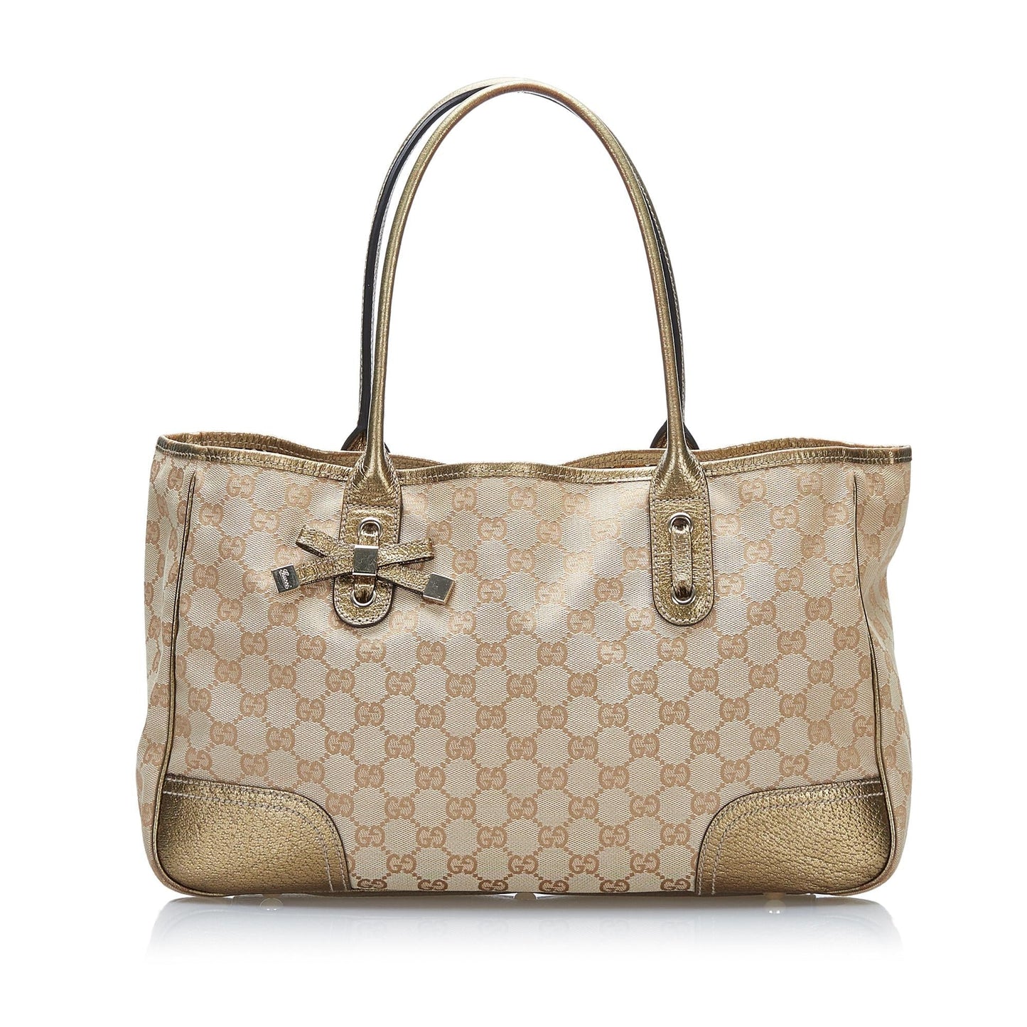 Gucci GG Princy SHG Canvas Brown Tote Bag 4