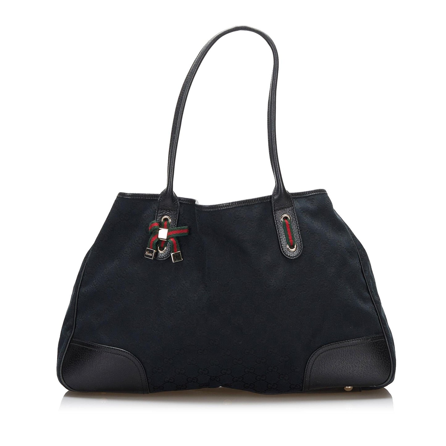 Gucci GG Princy SHG- sm4O Canvas Black Tote Bag