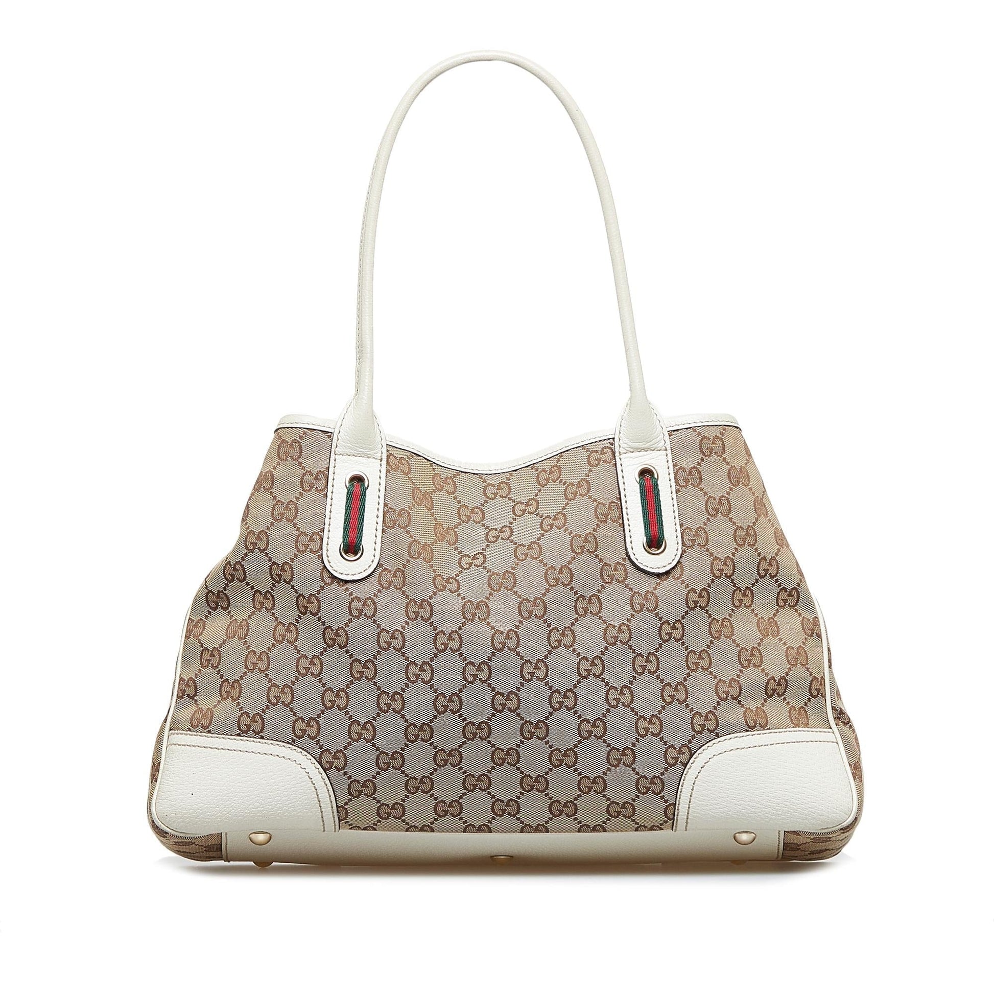 Gucci GG Princy SHG-wfGuxY Canvas Brown Tote Bag