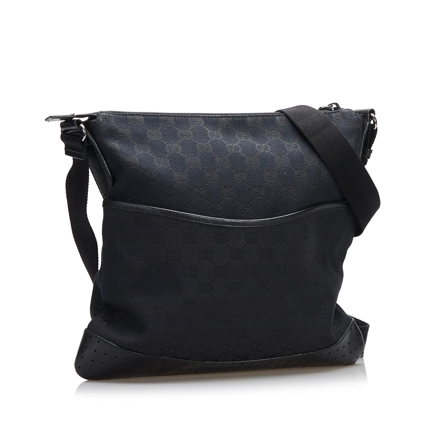 Gucci GG Punch SHG-CfvIV6 Canvas Black Crossbody Bag