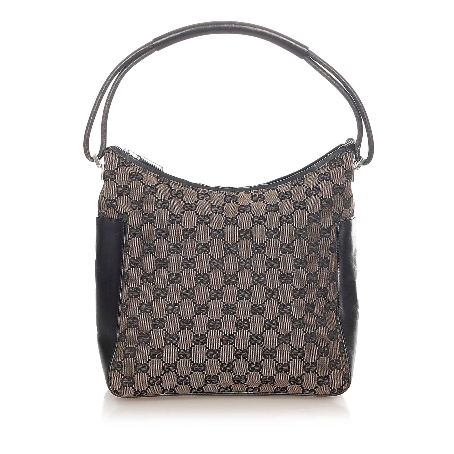 Gucci GG SHG Canvas Black Brown Shoulder Bag
