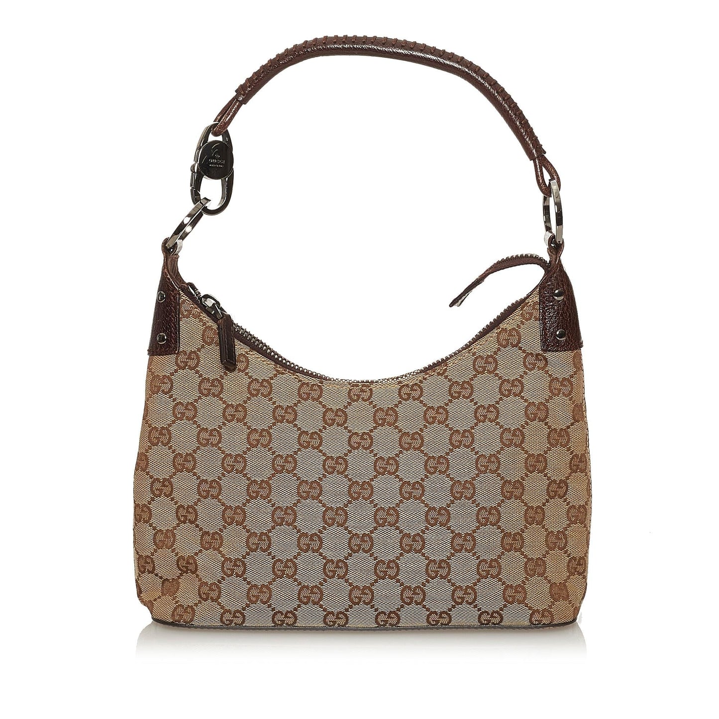 Gucci GG SHG Canvas Brown Shoulder Bag 19