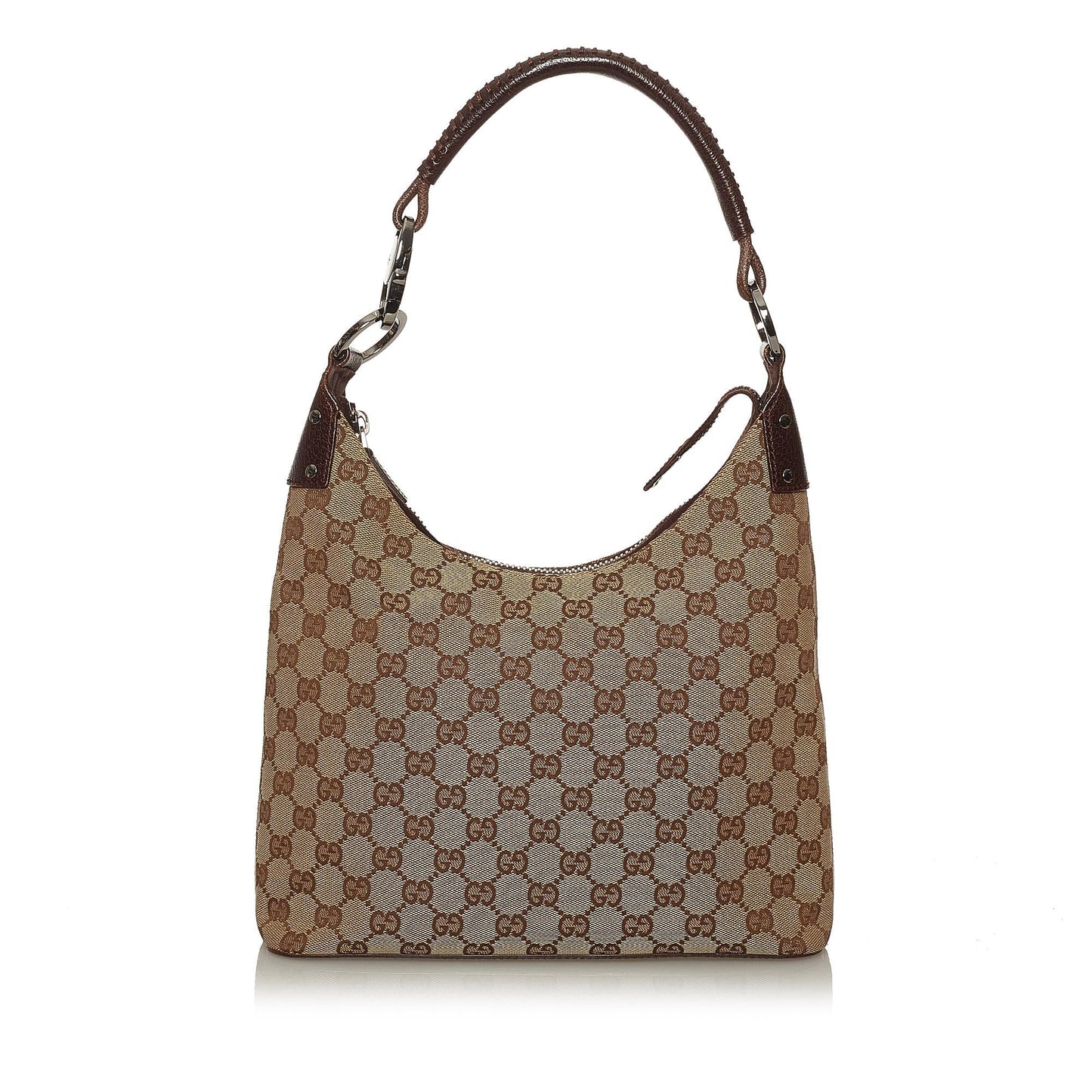Gucci GG SHG Canvas Brown Shoulder Bag 20