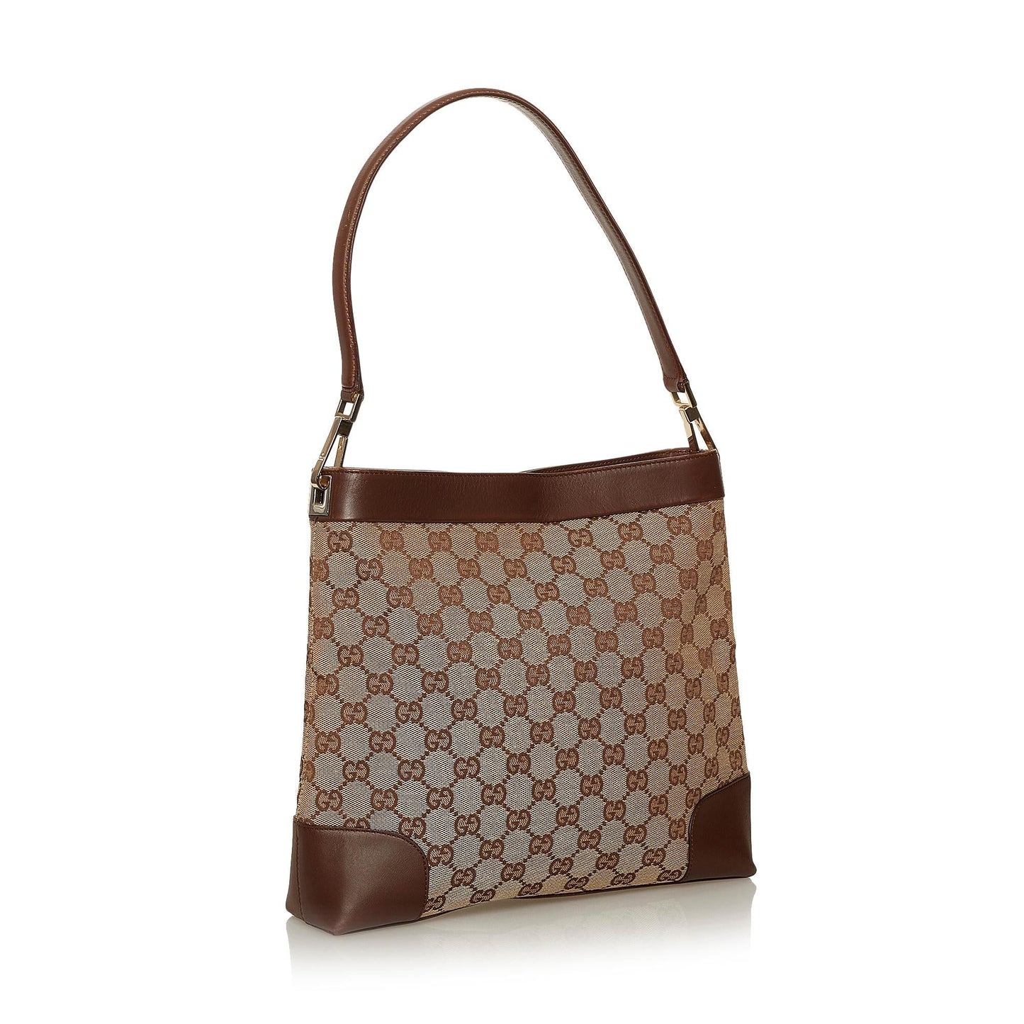 Gucci GG SHG Canvas Brown Shoulder Bag 21
