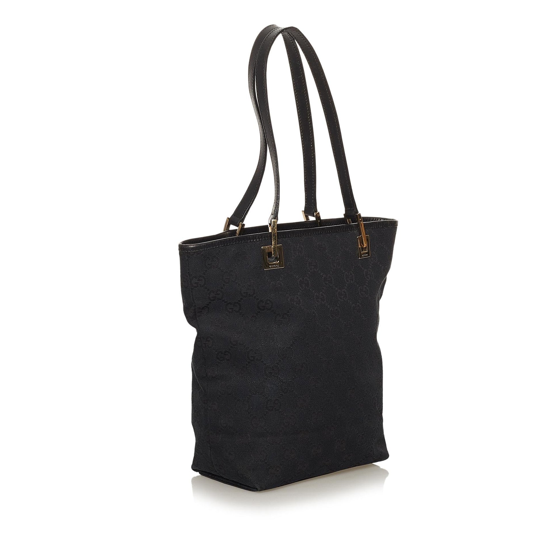 Gucci GG SHG Canvas Black Shoulder Bag 18
