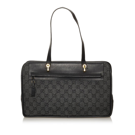 Gucci GG SHG Canvas Black Shoulder Bag 16