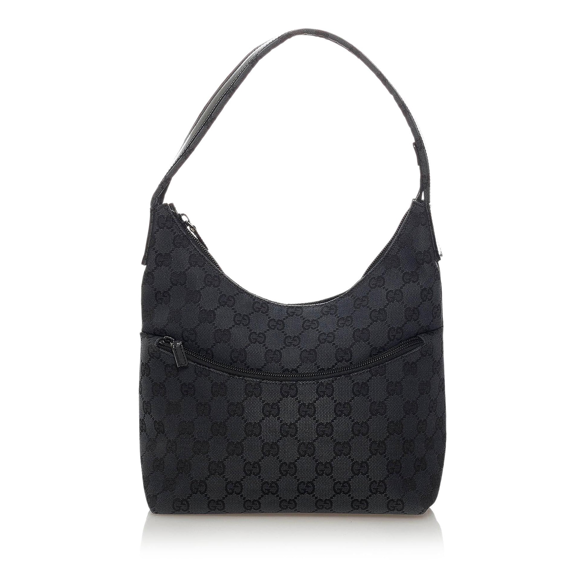 Gucci GG SHG Canvas Black Shoulder Bag 15