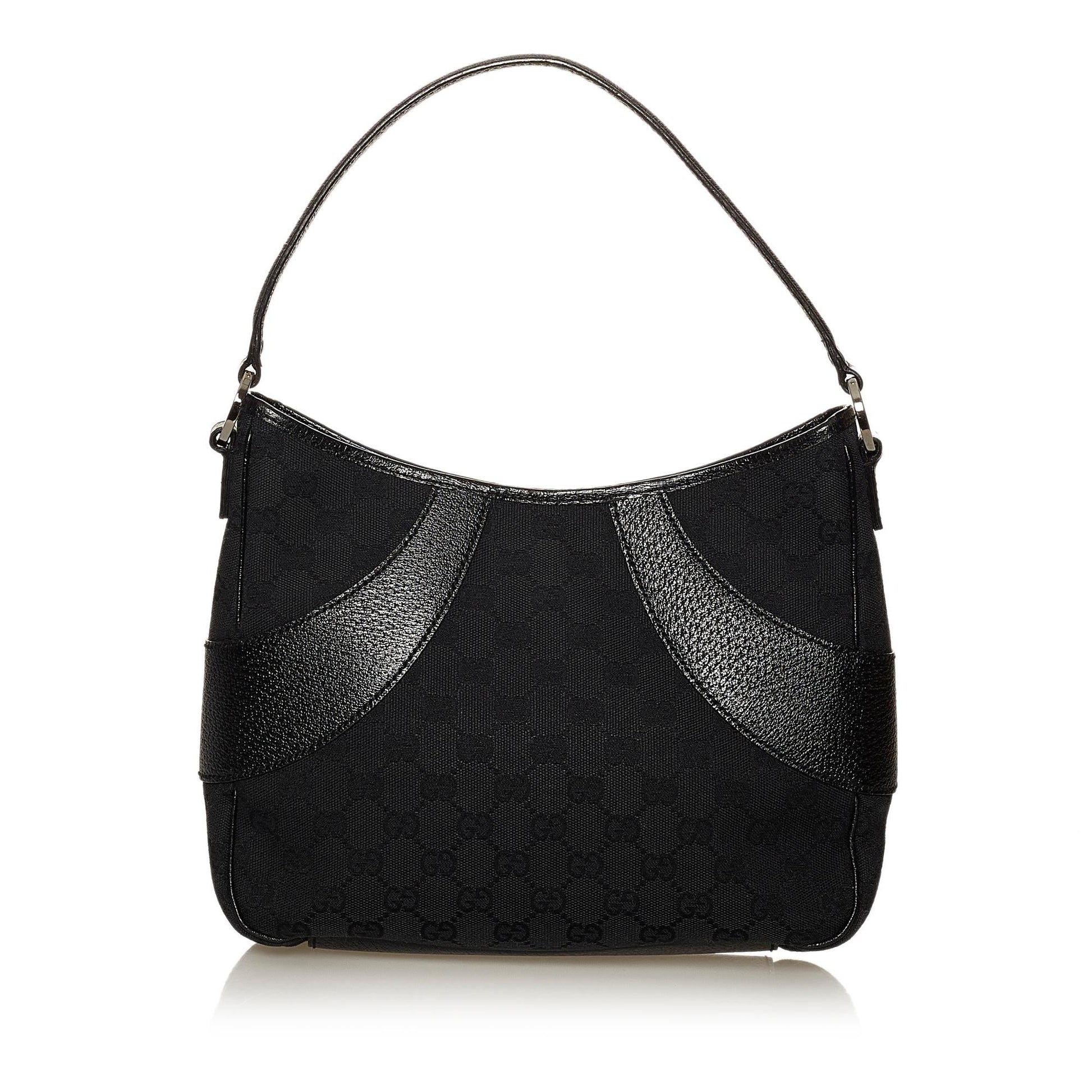 Gucci GG SHG Canvas Black Shoulder Bag 17