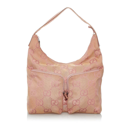 Gucci GG SHG Canvas Pink Shoulder Bag