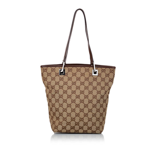 Gucci GG SHG Canvas Brown Shoulder Bag 23