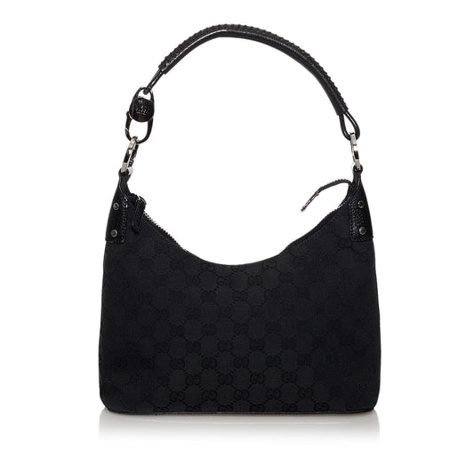 Gucci GG SHG Canvas Black Shoulder Bag 21