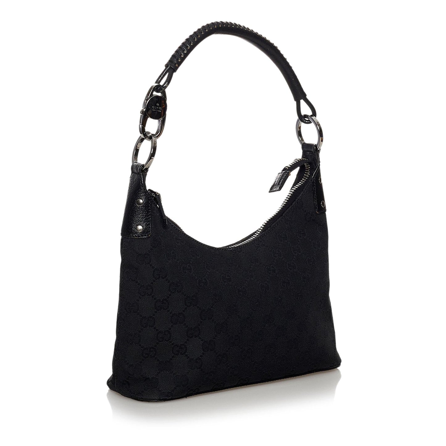 Gucci GG SHG Canvas Black Shoulder Bag 21