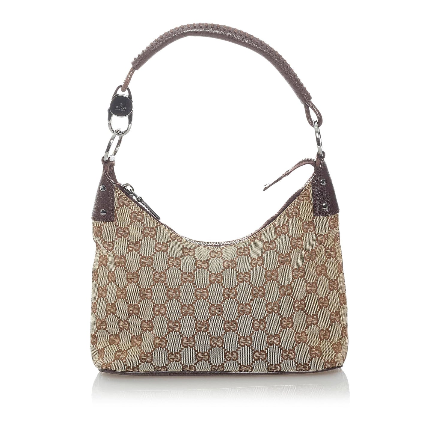 Gucci GG SHG Canvas Brown Shoulder Bag 26