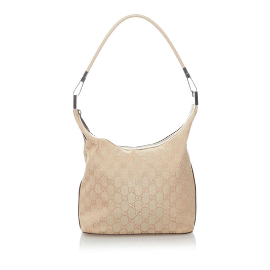 Gucci GG SHG Canvas Brown Shoulder Bag 27