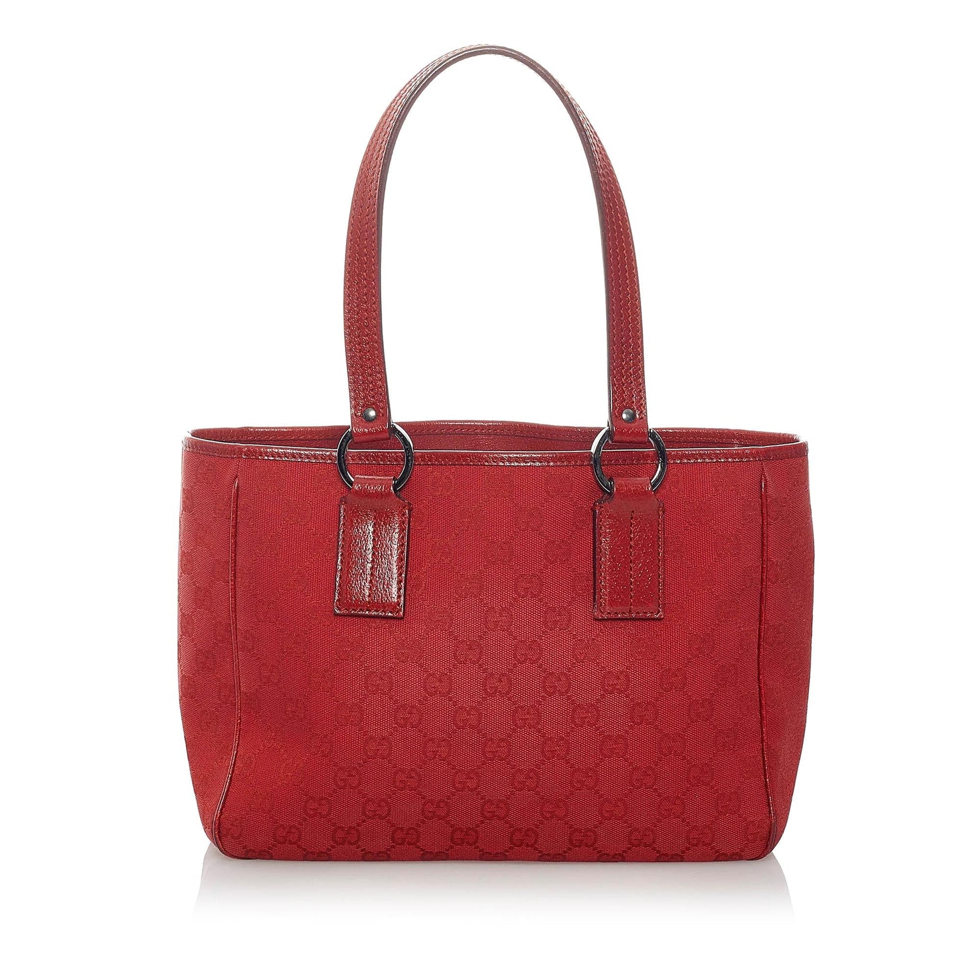 Gucci GG SHG Canvas Red Shoulder Bag 5