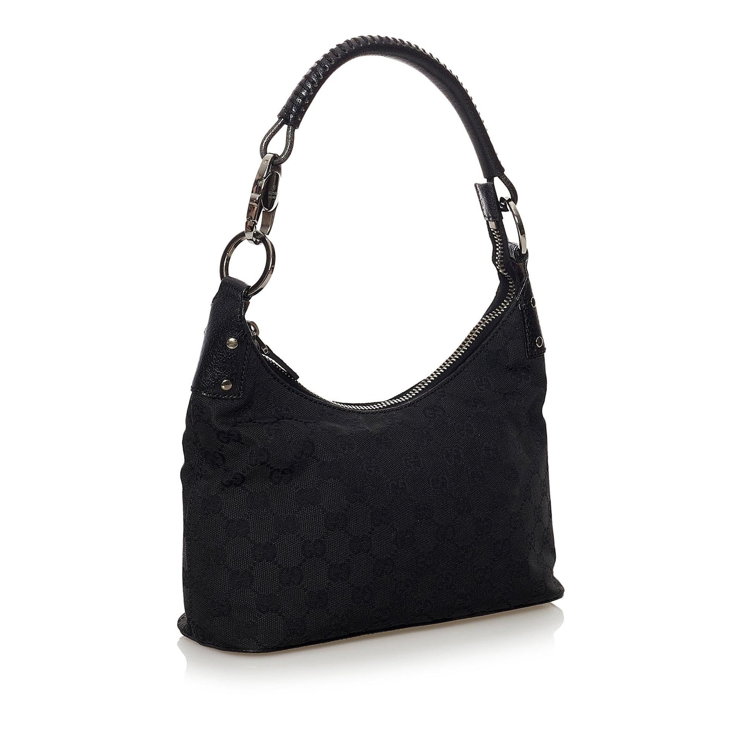 Gucci GG SHG Canvas Black Shoulder Bag 24