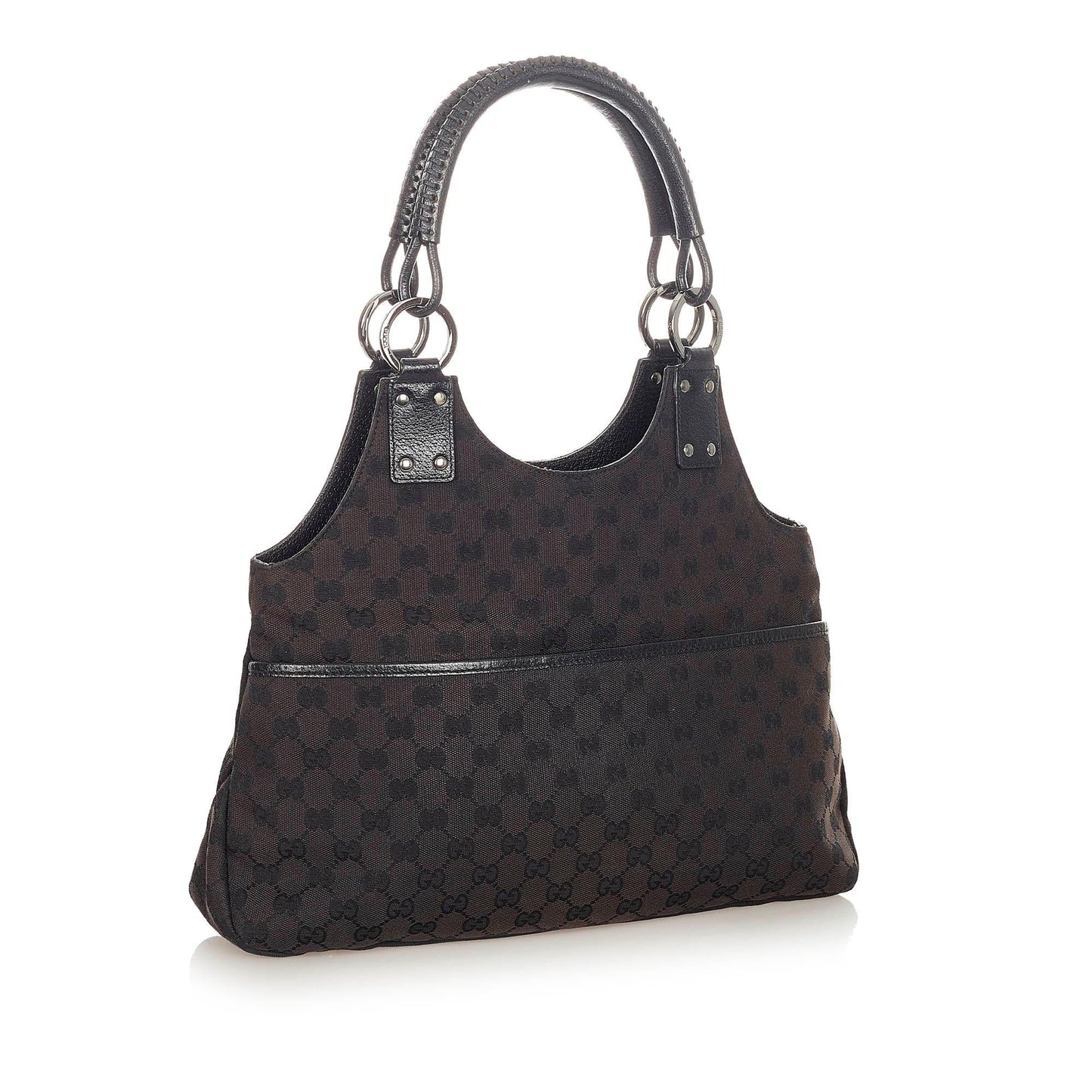 Gucci GG SHG Canvas Black Shoulder Bag 25