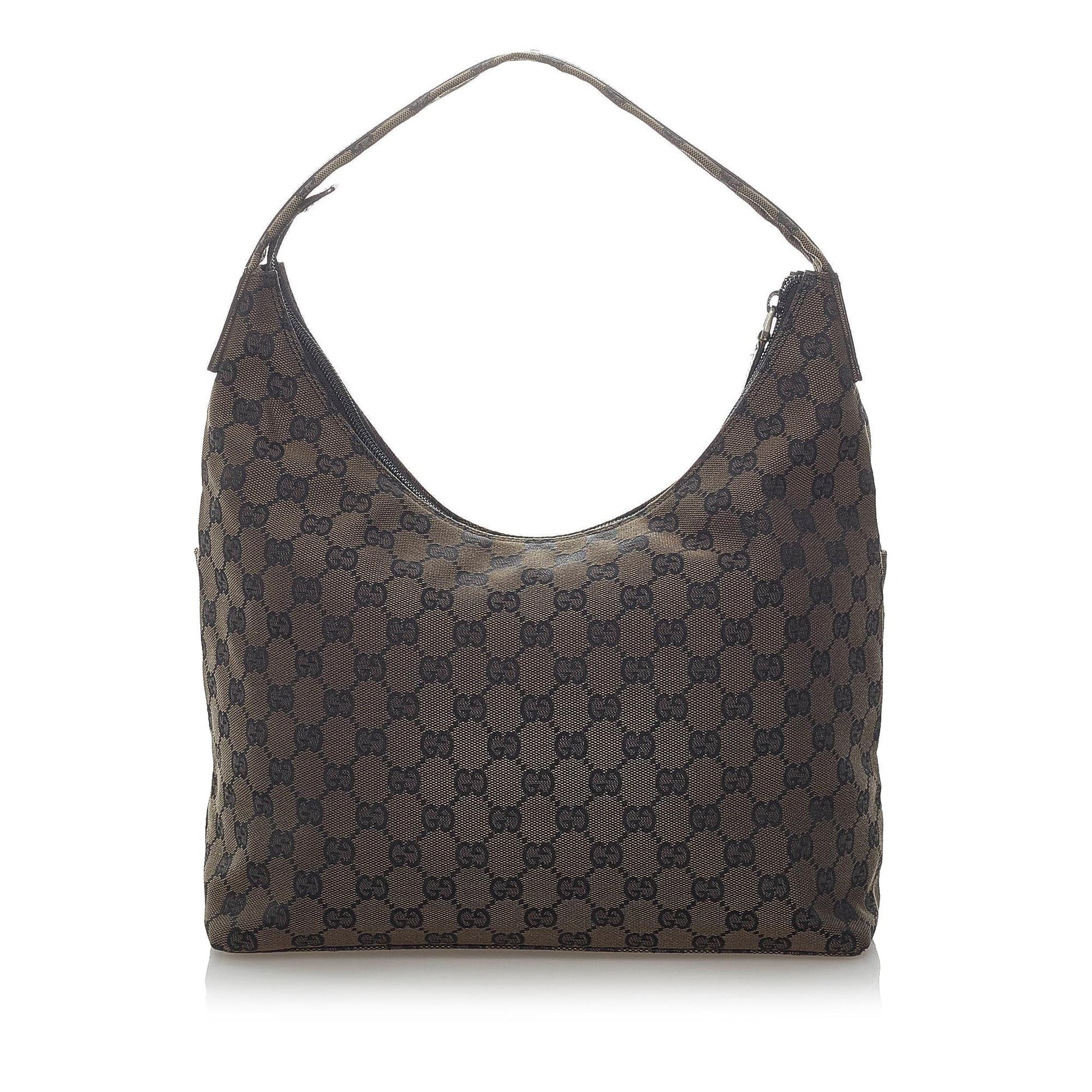 Gucci GG SHG Canvas Brown Shoulder Bag 33