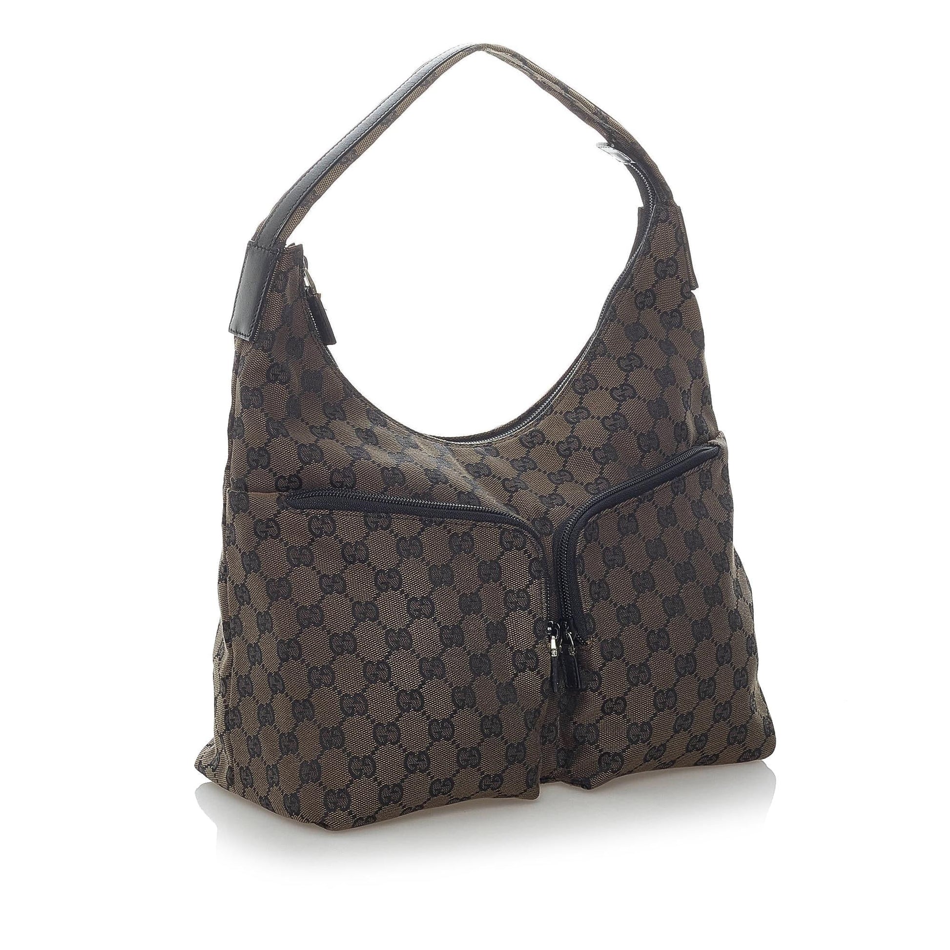 Gucci GG SHG Canvas Brown Shoulder Bag 33