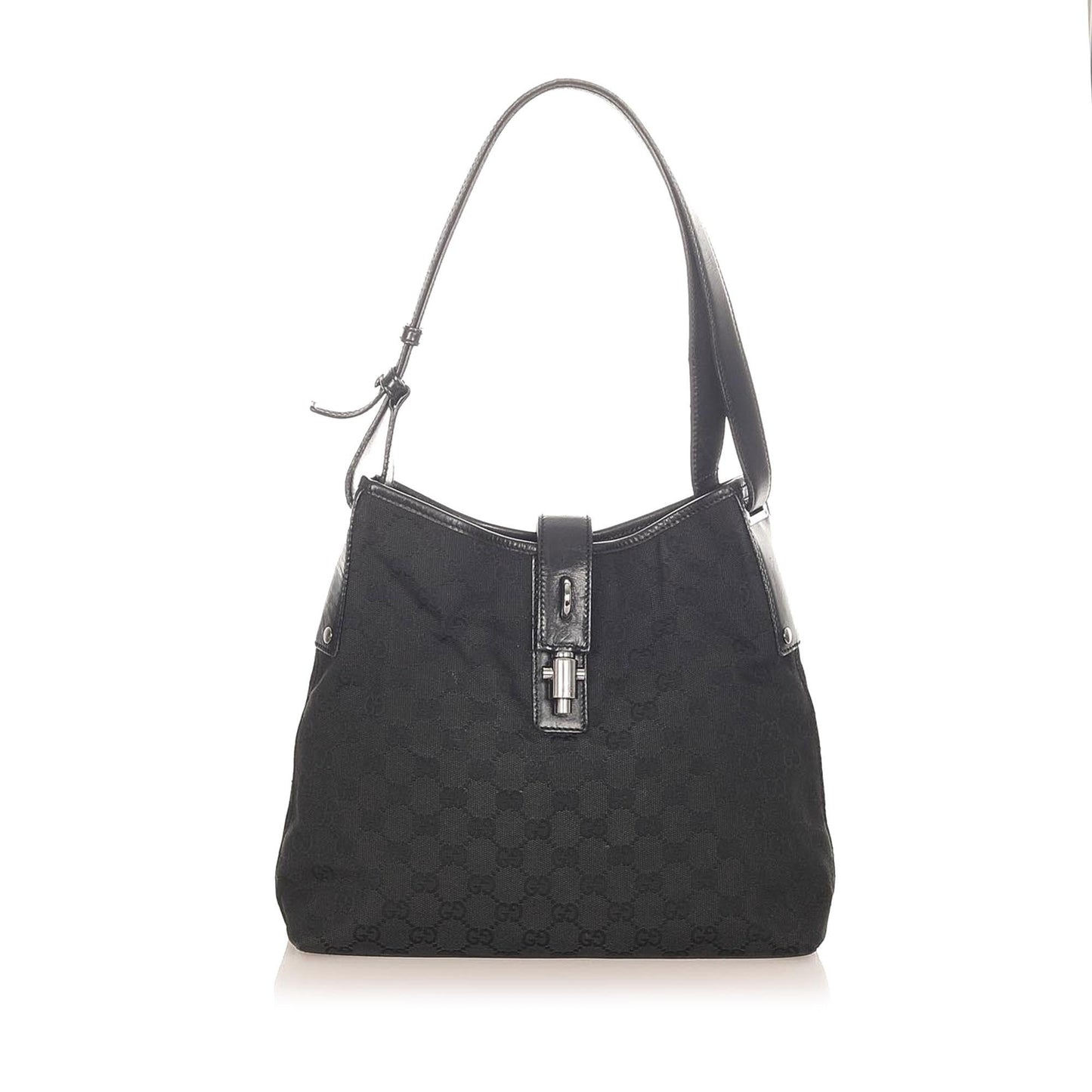 Gucci GG SHG Canvas Black Shoulder Bag 26