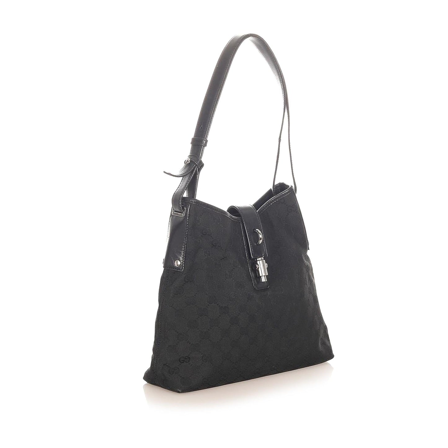 Gucci GG SHG Canvas Black Shoulder Bag 26