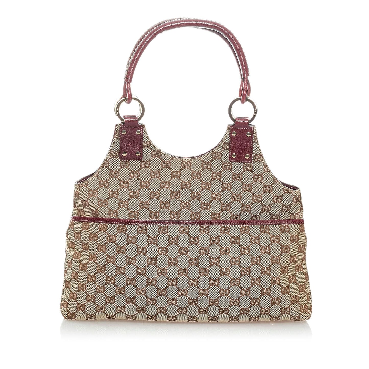 Gucci GG SHG Canvas Brown Shoulder Bag 35