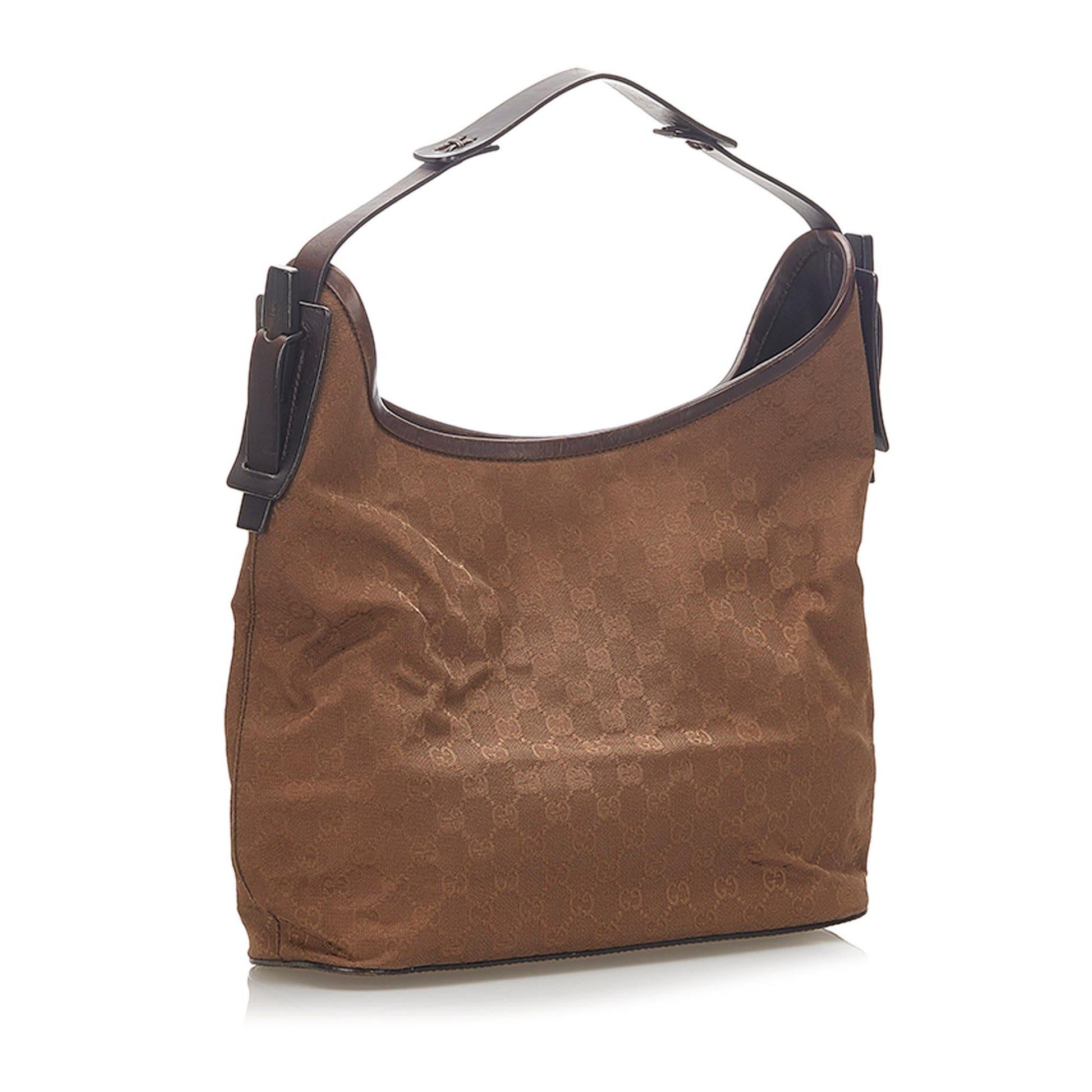 Gucci GG SHG Canvas Brown Shoulder Bag 37