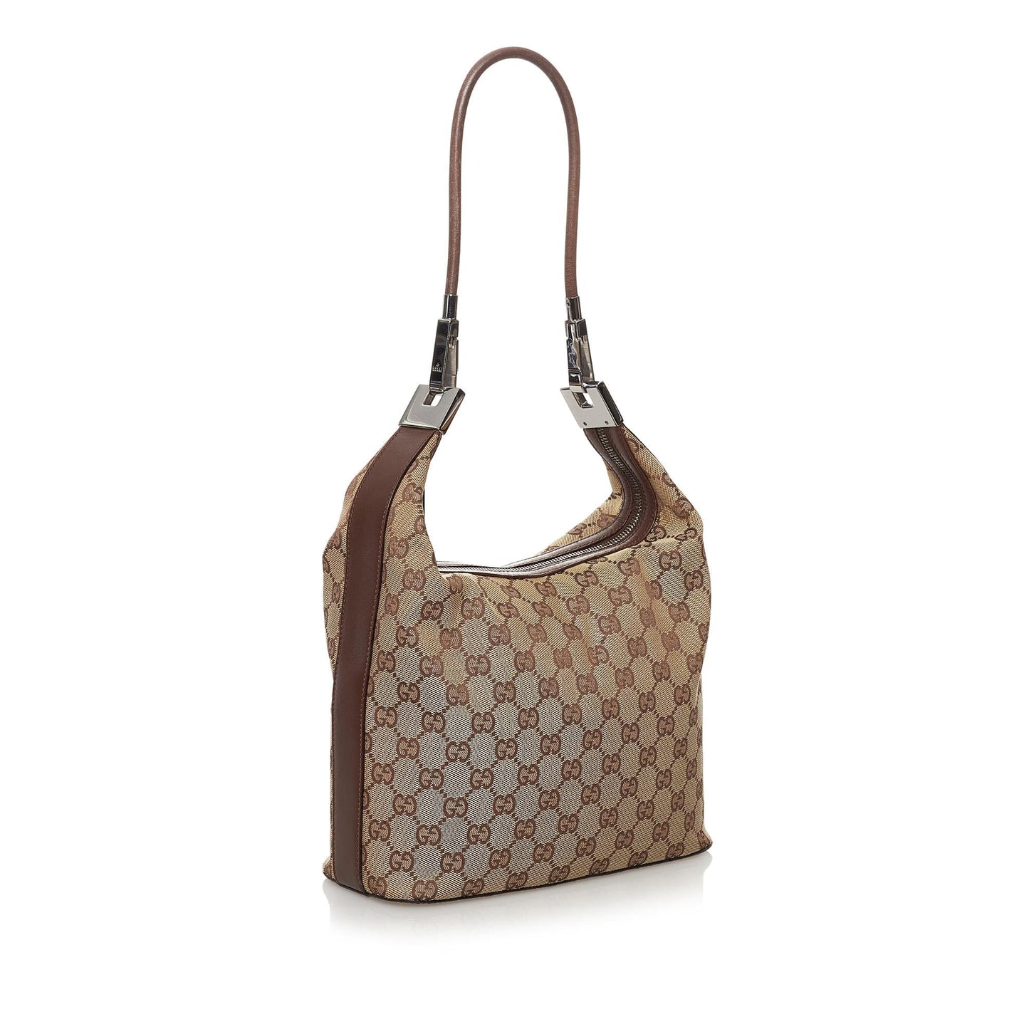 Gucci GG SHG Canvas Brown Shoulder Bag